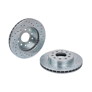 Kit de Conversión de Frenos de Disco Traseros con Rotor Perforado y Ranurado Compatible con Autos Clásicos Chevy Chevelle GM A-Body de 1964-72 - Product Image 5