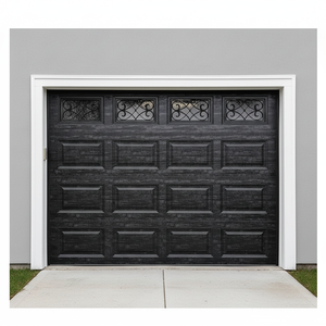 Porte de <span class=keywords><strong>garage</strong></span> moderne en acier coloré, pliante verticale, isolée, prépeinte, en acier galvanisé, pour villa résidentielle et salle d'exposition - Product Image 6