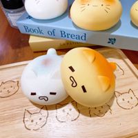 Jouet Squishy Hachimi Cat Dumpling à Rebond Lent, Super Doux et Hydratant au Toucher, Jouet Anti-Stress