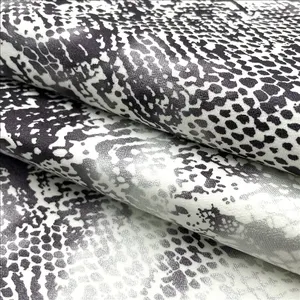 Tessuto per pantaloni elasticizzato in Nylon Spandex Rayon Bengaline stampato rivestito in PU