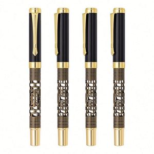 High Quality Luxury Custom Logo Metal Roller Ballpoint <b>Pens</b> 0.7Mm Executive Business School Office Use Perfect Gift - Product Image 1