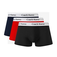 Caleçons Boxers Sculptants et Amincissants pour Hommes, 100% Coton, Taille Mi-Haute, Respirants, Antibactériens, Grandes Tailles, avec Boîte Cadeau ODM
