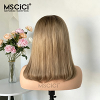 Perruque Lace Front Transparente MSCICI 13x6 Cheveux Indiens Vierges Texture Lisse Naturelle Fournisseur de Cheveux en Gros Perruque 100% Cheveux Humains