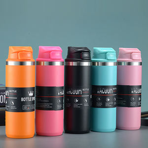 Tasse de voyage à café classique Termos en acier inoxydable à double paroi <span class=keywords><strong>avec</strong></span> <span class=keywords><strong>action</strong></span> de déclenchement de 16oz <span class=keywords><strong>avec</strong></span> <span class=keywords><strong>couvercle</strong></span> à une touche - Product Image 1