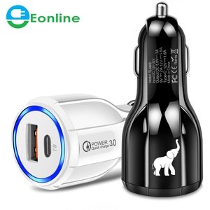 <span class=keywords><strong>Cargador</strong></span> de Coche USB Eonline PD con Carga Rápida QC3.0 para iPhone 14 13 Pro Xiaomi Samsung, <span class=keywords><strong>Cargador</strong></span> de Coche <span class=keywords><strong>Tipo</strong></span> <span class=keywords><strong>C</strong></span> para Teléfono Móvil - Product Image 1