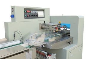 Máquina Envolvedora Horizontal Automática de Alta Velocidad para Snacks/Carne Seca, Máquina para Envolver Pechuga de Pollo y Snacks Liofilizados en Bolsas de Plástico/Papel - Product Image 5