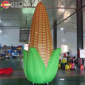 Ballon publicitaire géant gonflable en forme de maïs, livraison aérienne rapide, avec ventilateur intégré, impression UV multicolore, pour événements et publicité agricole - Product Image 4