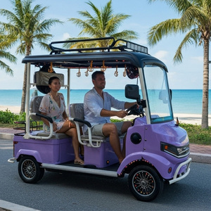 HLD 2000W 60V Outdoor Quadricycle 4-Wheel Scooter Golf Cart with Front Windshield 3-4 Seats - Product Image 4