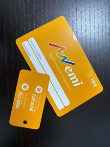 Carte de fidélité en PVC personnalisable la plus vendue, format non standard, impression offset, programmes VIP de cadeaux et de membres, bande magnétique personnalisée - Product Image 2