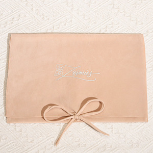Venta Directa de Fábrica, Logotipo Personalizado, Diseño Gratuito, Bolsa de Gamuza Resistente, Reciclable y de Alta Calidad para Prendas - Product Image 3