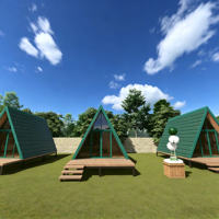 Maison conteneur capsule spatiale haute performance pour l'hébergement touristique en zone naturelle et les séjours en milieu sauvage