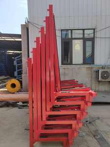 מזרח גלס נושאת מטען ברזל l מסגרת מתלה קורוזיה חלודה למניעת חלודה מחסן מתכת זכוכית - Product Image 4