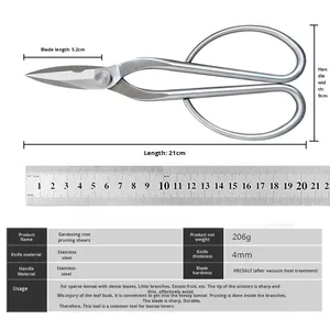 Forbici da Giardinaggio Multifunzione in Acciaio Inox di Alta Qualità <span class=keywords><strong>per</strong></span> Potatura e Bonsai OEM Industriale Fai-da-Te - Product Image 6