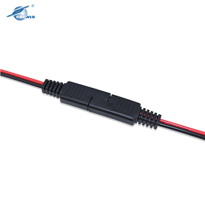 Изготовленный На Заказ SAE 2 контактный разъем автомобильной панели солнечных батарей удлинитель 12V батарея кабель-удлинитель для 12 калибра фотогальванический провод жгут - Product Image 4