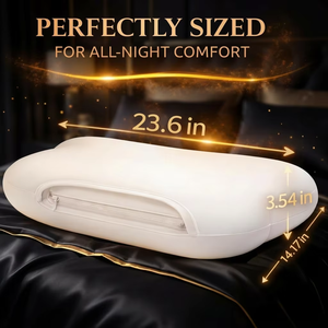 Oreiller papillon pour le soin du cou 1-1,5 kg en mousse à mémoire de forme ergonomique, soulagement des douleurs cervicales, antibactérien, anti-acariens, motif marin, sommeil profond - Product Image 6