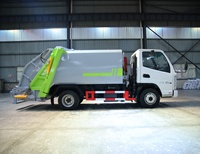 Camion compacteur de déchets hydraulique Huili Small 4x2 4m Euro 6, prix direct usine, diesel, transmission manuelle