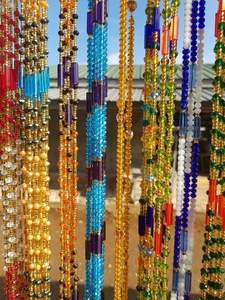 سلسلة خصر أفريقية بالجملة، مجوهرات للجسم، سلسلة خصر مرنة ملونة على الطراز البوهيمي للنساء - Product Image 4