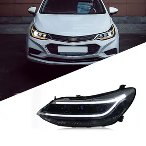 Otomatik araba farlar için Chevrolet CRUZE 2017-2021 farlar sis işık gün koşu işık DRL LED ampul ön lamba