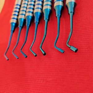 7 pièces/ensemble d'outils médicaux pour le remplissage de poudre d'os d'<span class=keywords><strong>implant</strong></span> dentaire, la livraison, le compactage, l'extrusion, la cuillère d'os, le meulage - Product Image 2