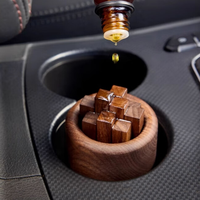 2024 désodorisant personnalisé de luxe huile essentielle feu de bois diffuseur de parfum parfum de forêt avec désodorisant de voiture gratuit coffrets cadeaux