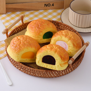 RJ Super Soft Cube Sticky Cream Puff Bread PU Slow Rebound Stress Relief Toy <b>Creative</b> Food Play Pinch Squeeze Fidget <b>Gift</b> - Product Image 2