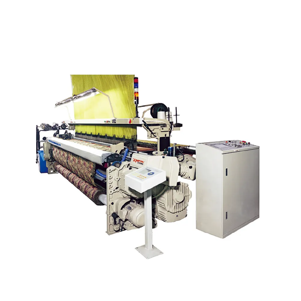 Profession eller Textil ausrüster Jutesack Probe Rapier Webstuhl Webmaschine Weben Jute Textil Rapier Webstuhl