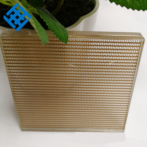 Malla laminada para techo Telas de malla metálica Malla de bronce Alambre Vidrio laminado - Product Image 3