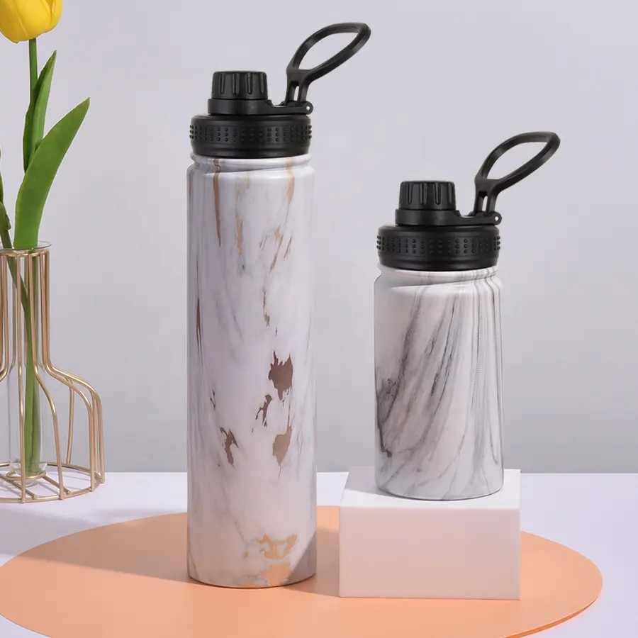 Double Wall Vacuum Flask Stainless Steel Thermal Water Bottle