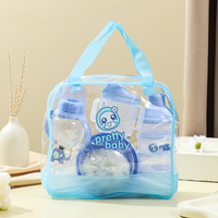 Coffret Cadeau Biberons Multifonctionnels pour Nouveau-Né, Vente Chaude, 7 Pièces/Set, Ensemble de Produits pour Bébé