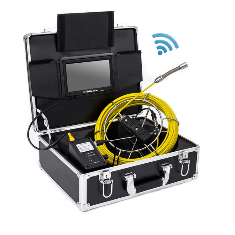 Industrial Pipe Sewer Air Duct Inspection Camera with Stainless Steel Housing