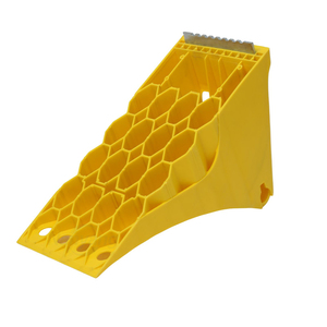 ตัวกันล้อแบบพรีเมียมสำหรับงานหนัก ทำจากพลาสติก HDPE สำหรับจอดรถบรรทุกเชิงพาณิชย์ อุปกรณ์กันล้อ ขายส่ง - Product Image 4