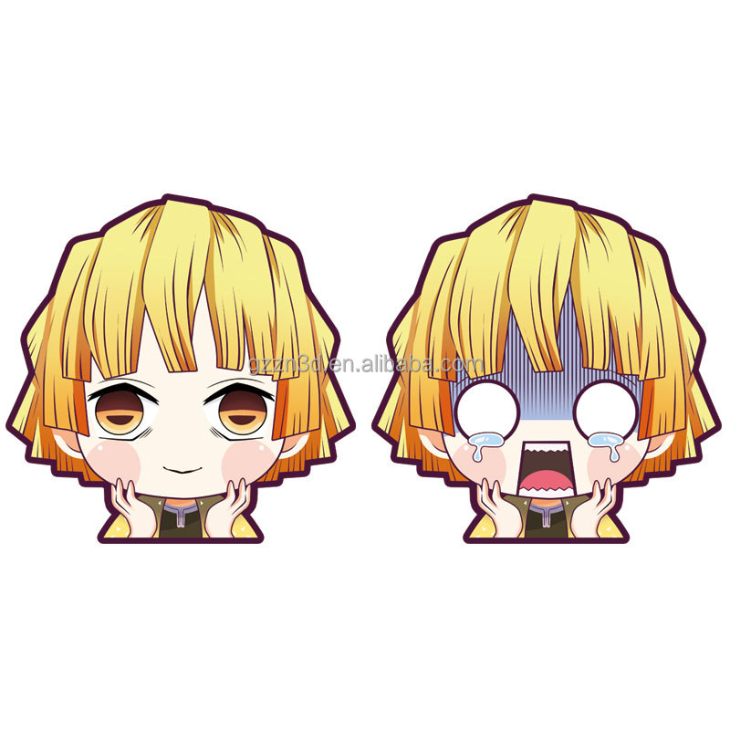 Lenticular Sticker Demon Slayer Die Cut Sticker Waterproof 3D Motion Sticker