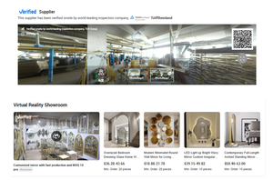 Nhà cổ điển trang trí hình bầu dục <span class=keywords><strong>PU</strong></span> khung tường gương trong Trung Quốc Thiết kế mới nhà phòng tắm gương - Product Image 5