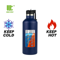 Bouteille isotherme en acier inoxydable, 240 ml, contenant isolé sous vide, thermos en métal, pour activités en plein air, randonnée, Camping, cyclisme, sport