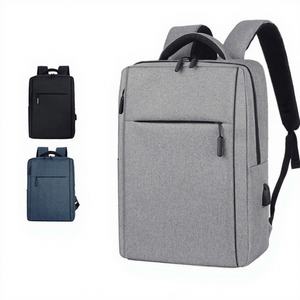 Mochila para Portátil de Mezclilla Oxford, con Logotipo Personalizado, Elegante, Ligera, de Gran Capacidad, con Puerto USB, Diseño Impermeable con Compartimento, para Niños y Hombres - Product Image 1