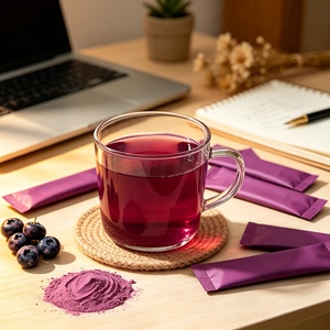 Polvo de Jugo de Arándanos Instantáneo con Aroma Frutal Suave, Polvo de Fruta Seca por Pulverización, Aditivo de Sabor para Alimentos - Product Image 6