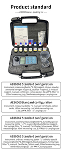 Medidor Digital de Calidad del Agua AE86063, Detector de pH, Cloro Residual, Amoníaco, Nitrógeno, Nitrito, Sulfuro, Amoníaco Tóxico - Product Image 2