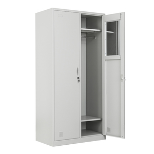 Tùy chỉnh thiết kế thép tủ văn phòng thép 2 cửa kim loại lưu trữ cao <span class=keywords><strong>Locker</strong></span> cho những dịp khác nhau cho việc thay đổi quần áo - Product Image 3