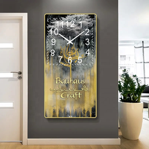 JZ Hiện Đại Trang Trí Nội Thất Đồng Hồ Tường Nghệ Thuật Hình Ảnh UV In Áp phích Hồi giáo Tác Phẩm Nghệ Thuật Pha Lê Sứ Bức Tranh Trừu Tượng Trên Tường - Product Image 2