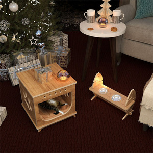 Meubles de chambre pour animaux de compagnie modernes et luxueux, personnalisés, à ventilation universelle quatre saisons, respectueux de l'environnement, OEM pour chats - Product Image 3