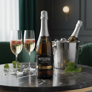 สติกเกอร์กระดาษพรีเมียมแบบม้วน ลายสเก็ตช์วาดมือ ปั๊มนูน สีและขนาดตามสั่ง สำหรับขวดไวน์แดงและสุราคุณภาพสูง - Product Image 5