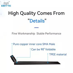 Antenne sans fil flexible en caoutchouc Ebyte TX490-JKD-20P 50Ω 4.0dBi à gain élevé 490MHz - Product Image 4