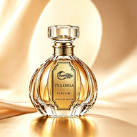 Autocollant de marquage à chaud doré pour emballage cosmétique de flacon de parfum, autocollant de parfum à feuille d'or, étiquette dorée à marquage à chaud