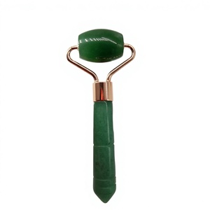 Dark Green Aventurine Single Head Gua Sha High Quality Face <b>Massager</b> - Product Image 1