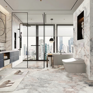 Tự nhiên stonelink Cambodia Trắng phiến đá cẩm thạch Milan Hồng đá cẩm thạch cho Countertop và sàn tường phiến đá cẩm thạch - Product Image 6