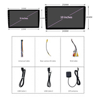 Dropshipping Shopify Reproductor MP5 para Auto de 2 Din con Navegación GPS, Carplay, Android Auto, Radio Estéreo, USB, FM, Bluetooth y Pantalla Táctil
