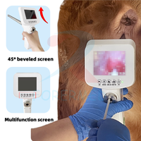 Pistolet d'insémination artificielle visuel portable pour bovins, équipement vétérinaire d'IA avec écran de 3,5 pouces et caméra rotative