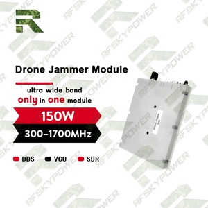300MHz-1700MHz băng rộng 150W VHF Drone FPV Jammer Bộ khuếch đại tín hiệu kỹ thuật số băng thông rộng RF lá chắn chống Drone chặn - Product Image 1