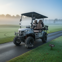 Vente directe d'usine de voiturettes de golf 4 places à grande vitesse avec une vitesse maximale de 70 km/h