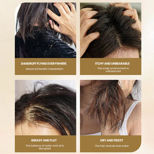 Shampooing à la vanille et à la papaye MULAN hydratant naturel anti-pelliculaire hydratant et anti-chute de cheveux - Product Image 3